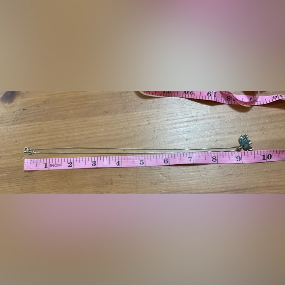 Ross- Simon’s: blue diamond elephant sterling silver pendant and necklace set. - Picture 7 of 7